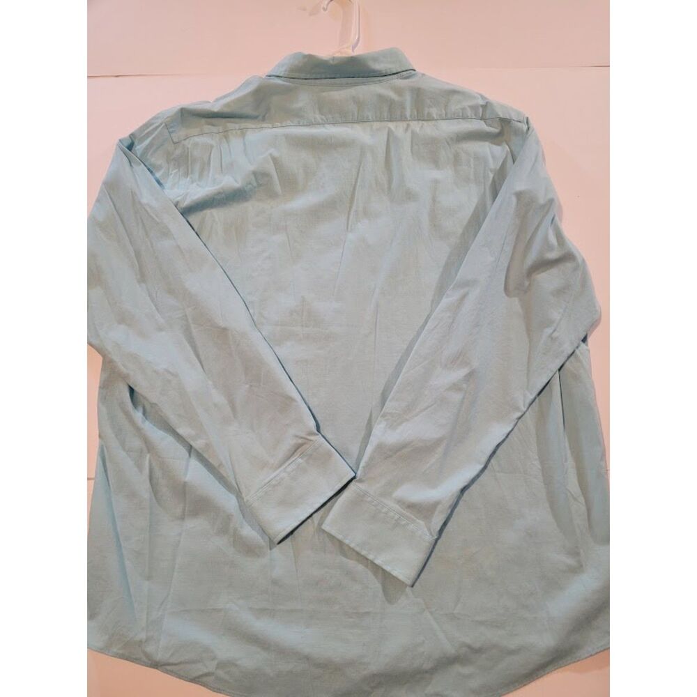 Croft & Barrow Mens 18.5 36/37 Light Blue True Comfort Button Up Shirt